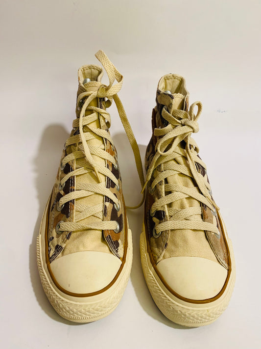Converse Army Print High-Top Sneakers