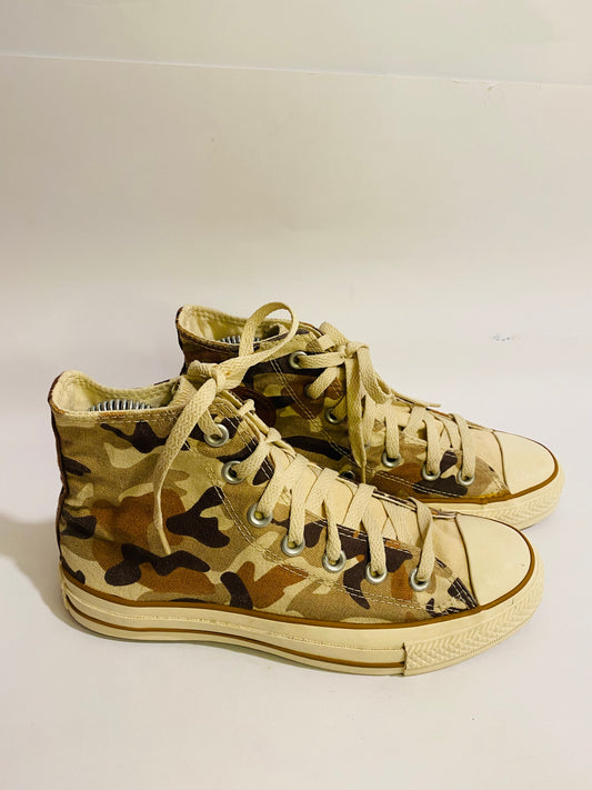 Converse Army Print High-Top Sneakers