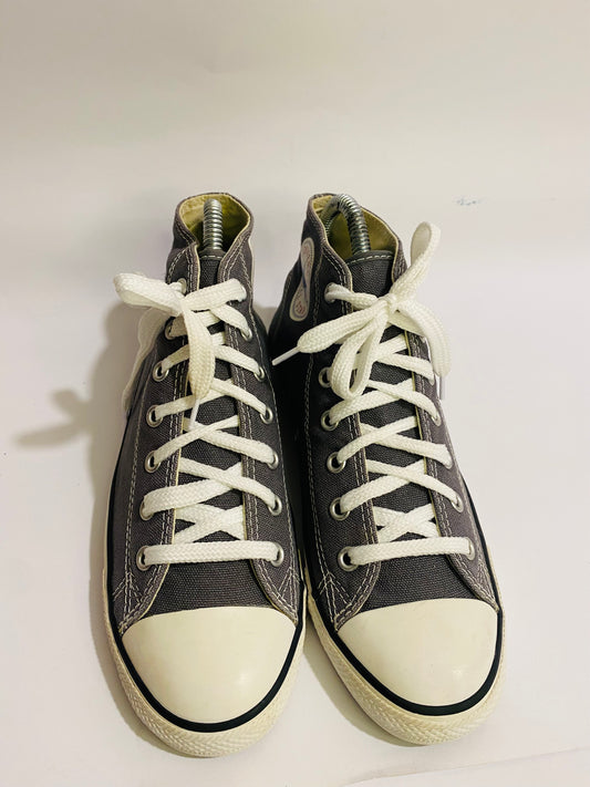 Converse Light Grey High-Top Sneakers