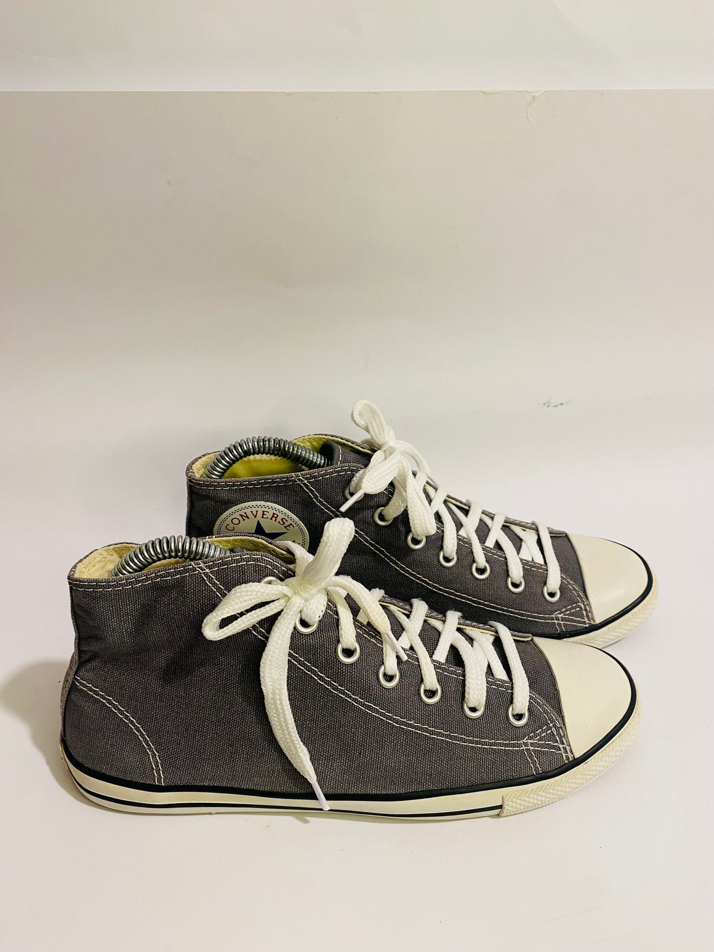 Converse Light Grey High-Top Sneakers