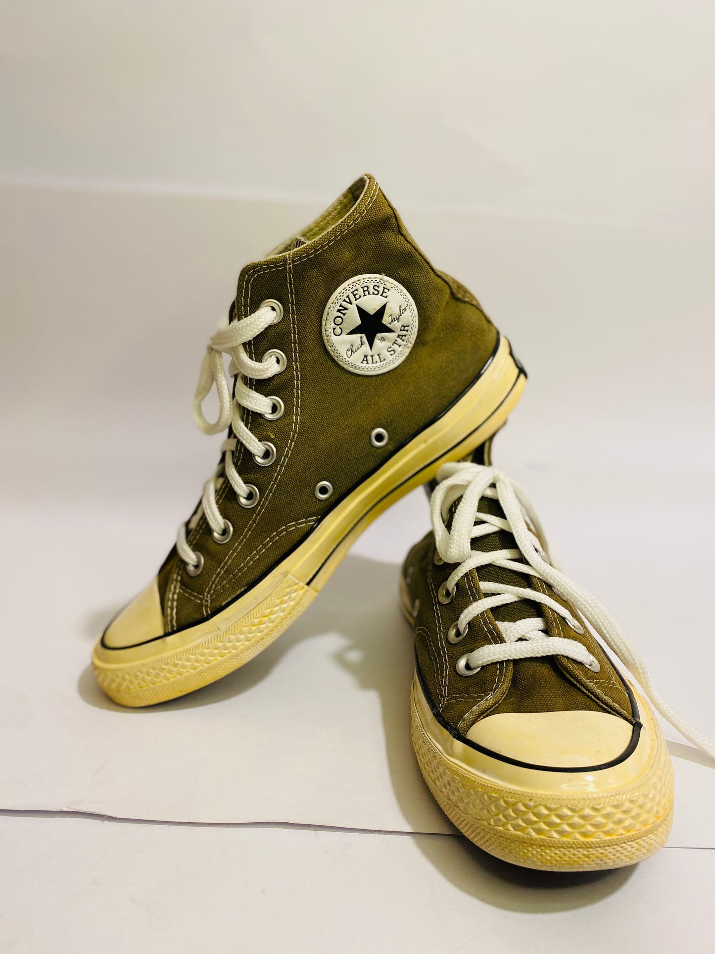 Converse Brown High-Top Sneakers