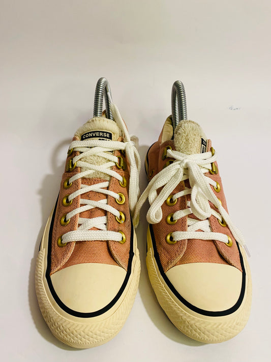 Converse Peach Low-Top Sneakers