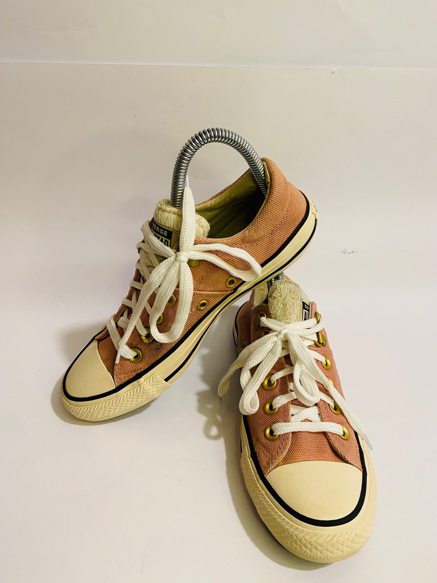 Converse Peach Low-Top Sneakers