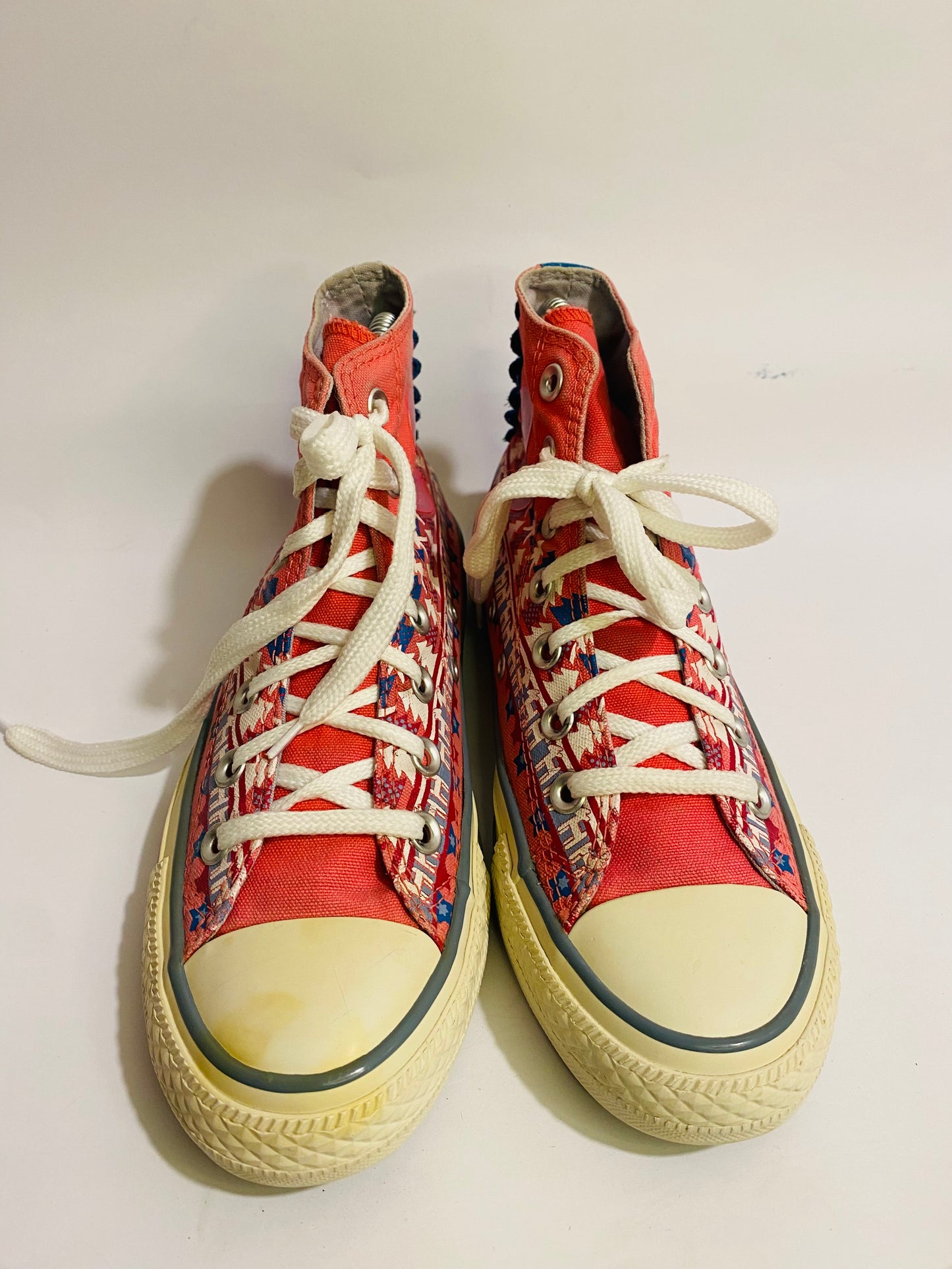 Converse Red High-Top Sneakers