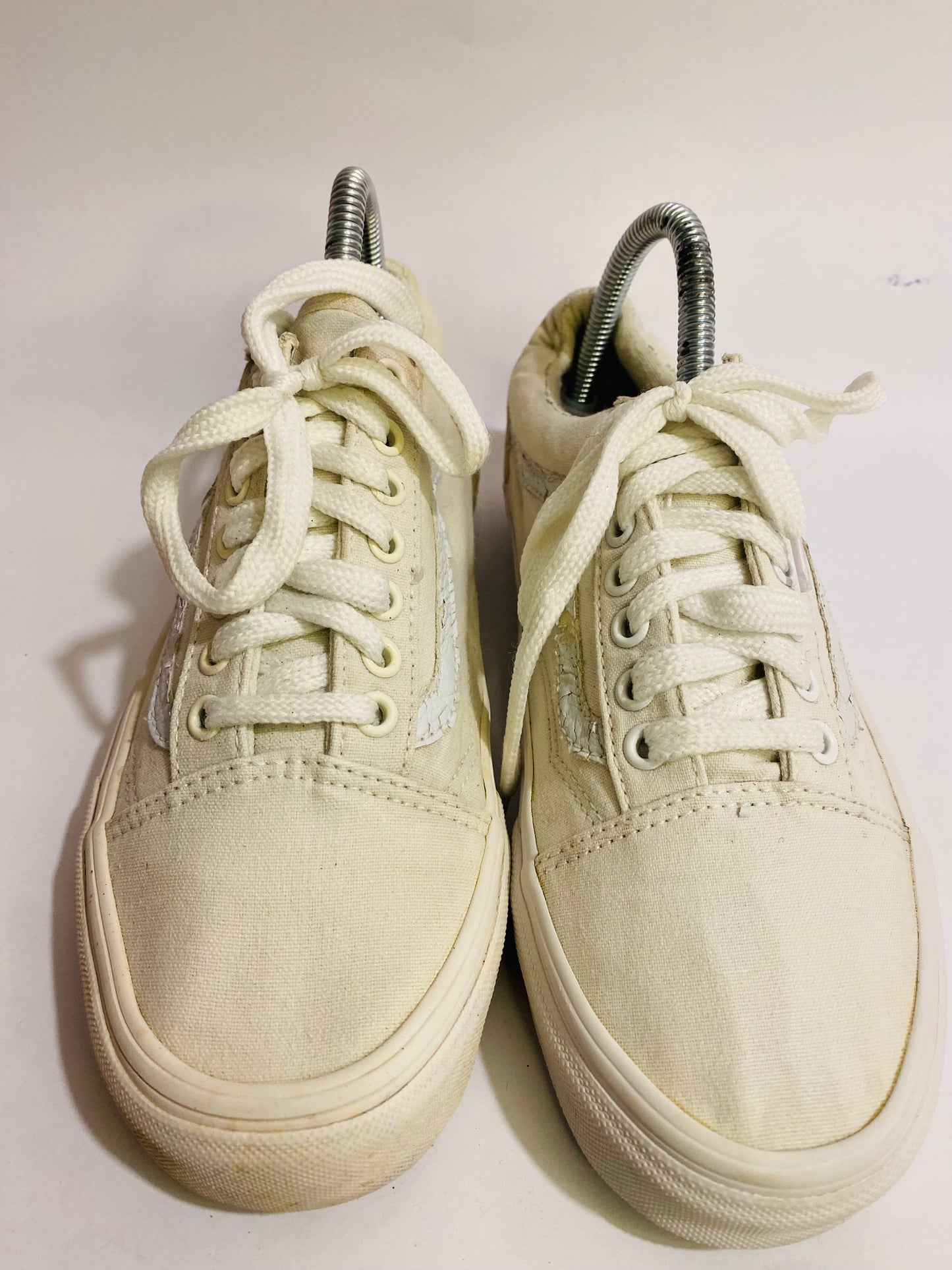 Vans Ash White Low-Top Sneakers